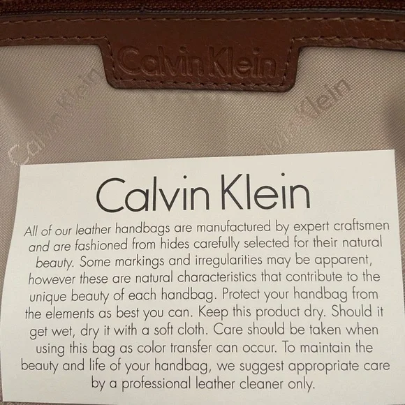 CALVIN KLEIN Shoulder Bag w/Dust Bag - Picture 7 of 10